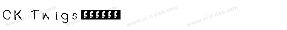 CK Twigs字体转换